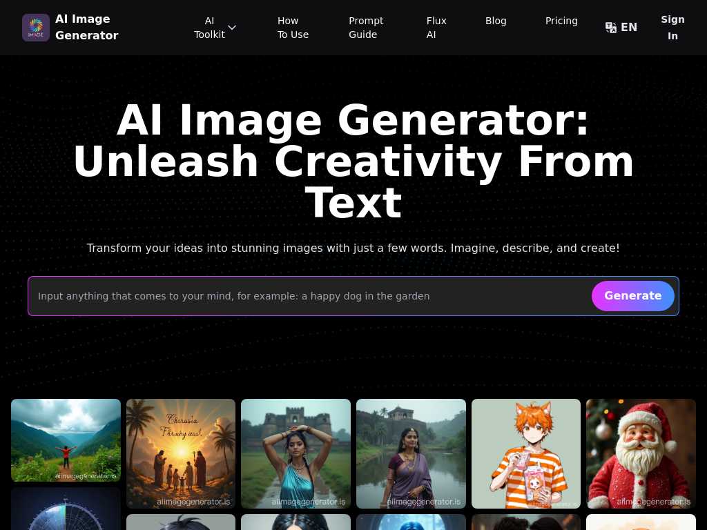 AI Image Generator From Text Free Online
