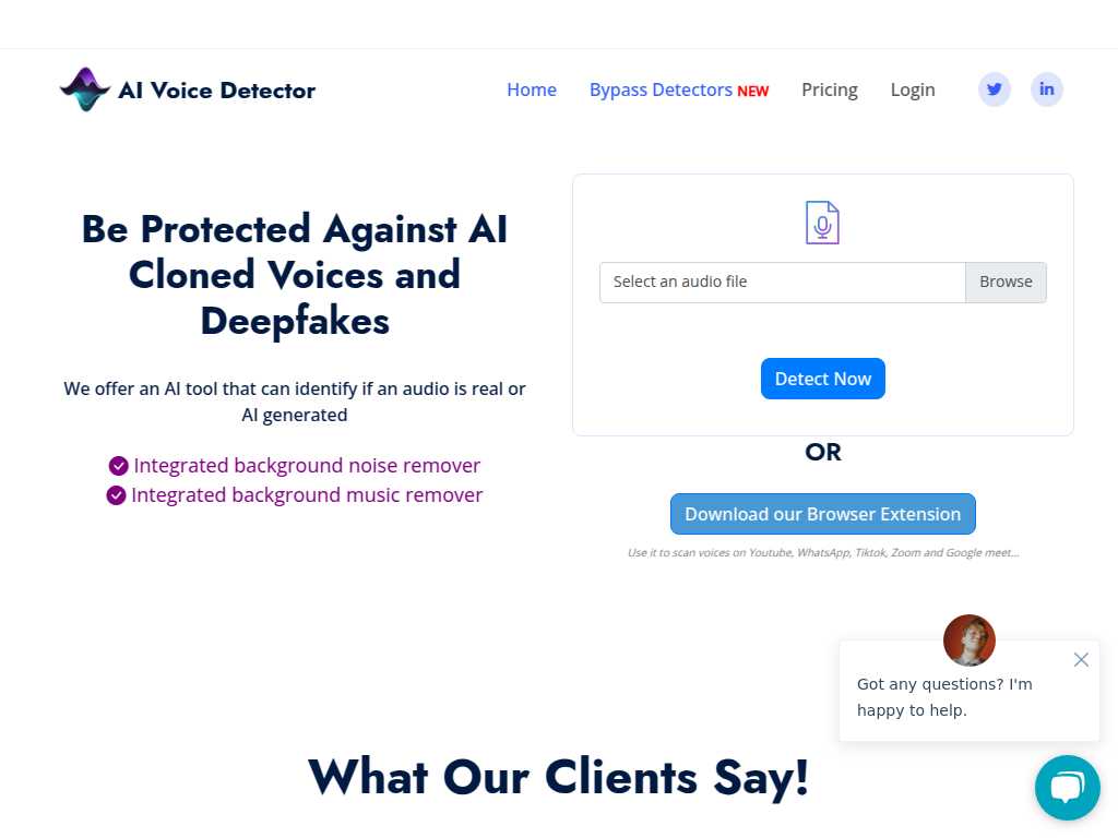 AI Voice Detector