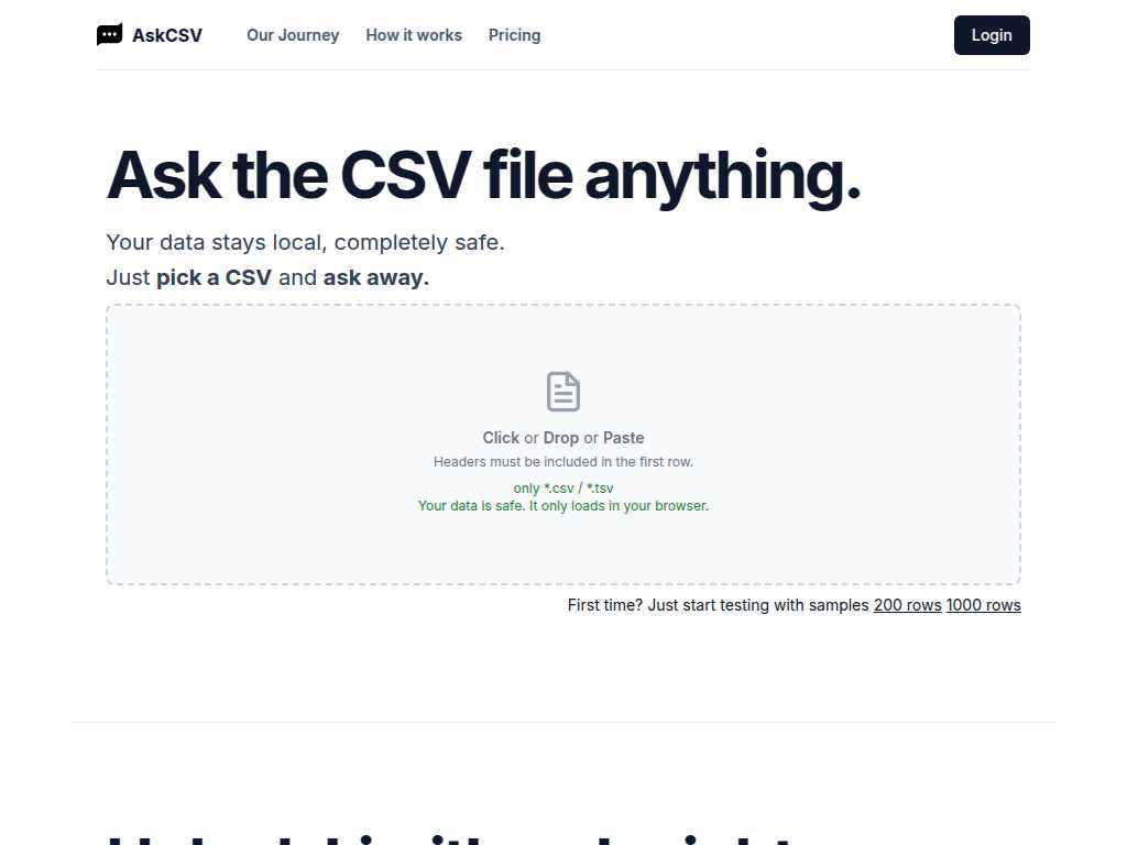 AskCSV