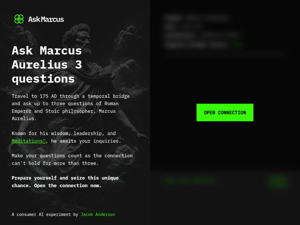 Ask Marcus Aurelius