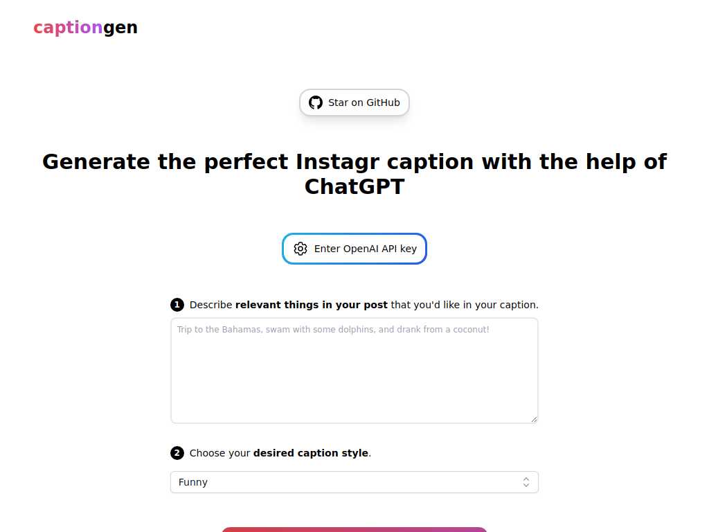 CaptionGen