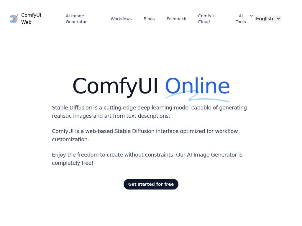 ComfyUI Web