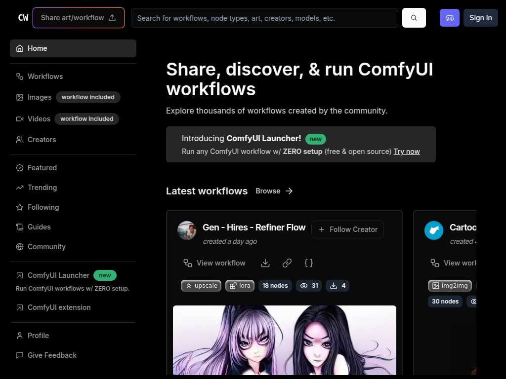 Comfy Workflows