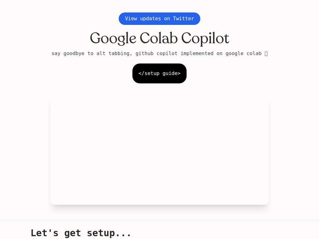 Google Colab Copilot