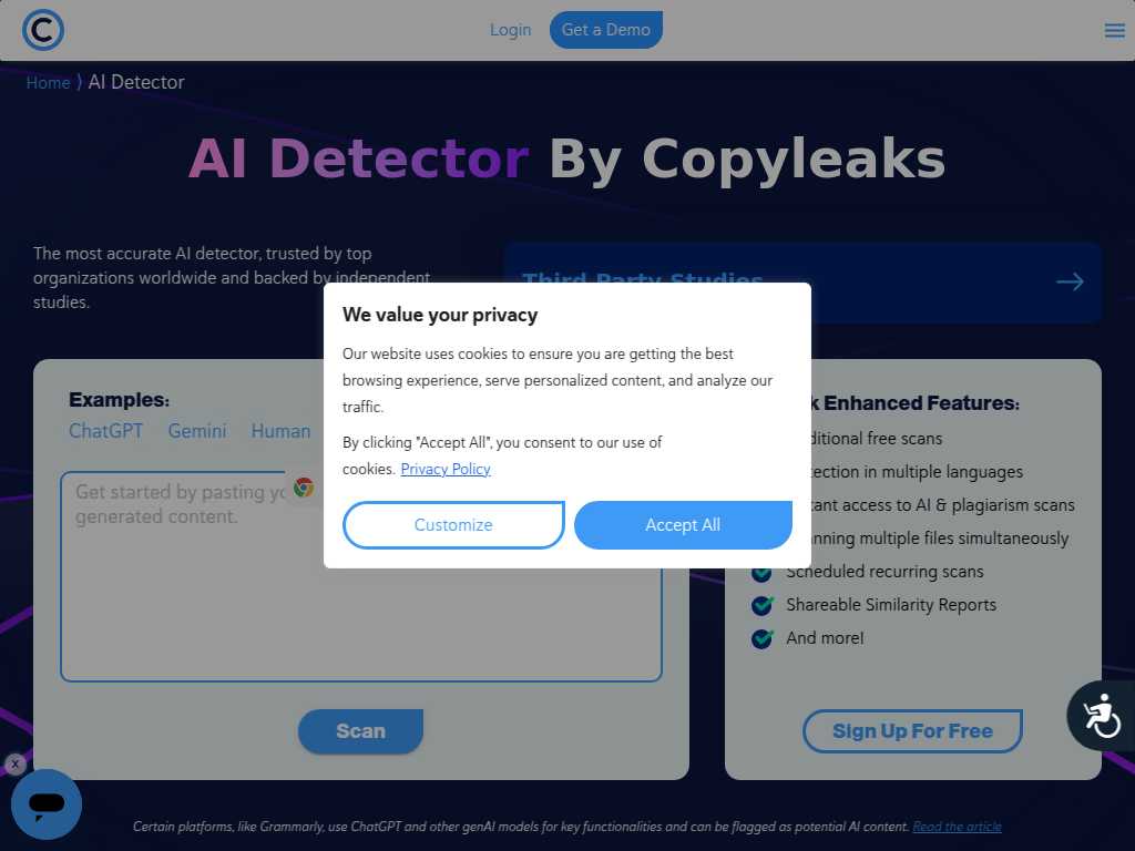 AI Content Detector | Copyleaks