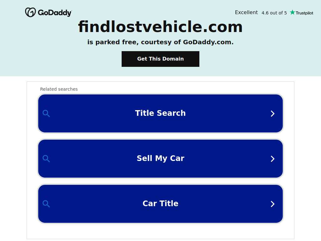 Find lost vehicle