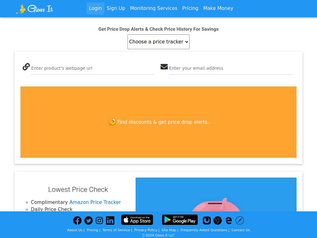 Glass It Price Tracker