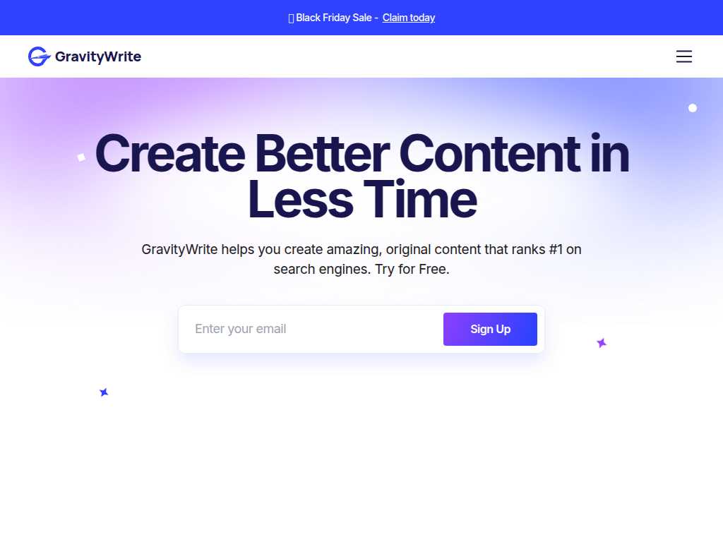 GravityWrite