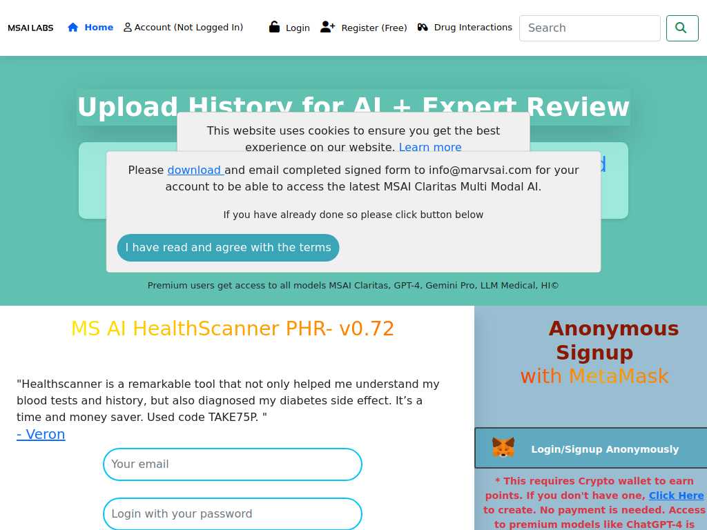 Health Scanner