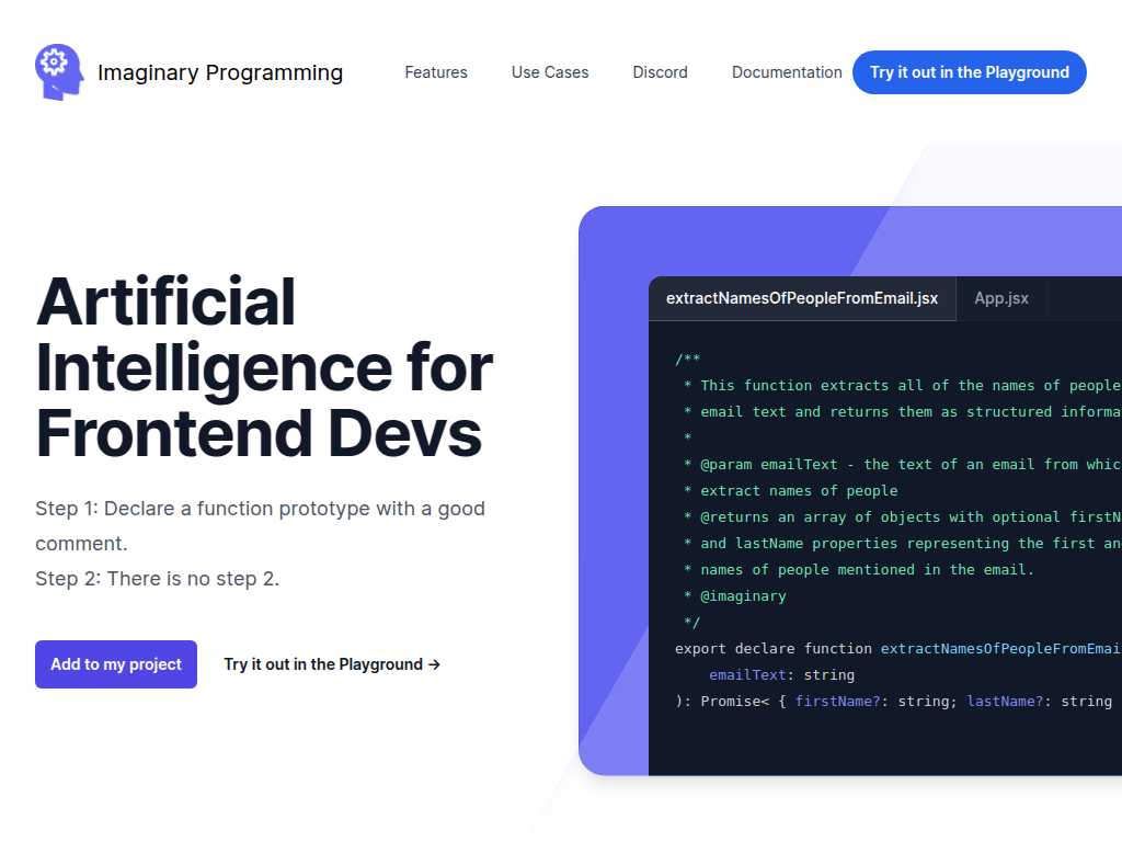 Imaginary Programming