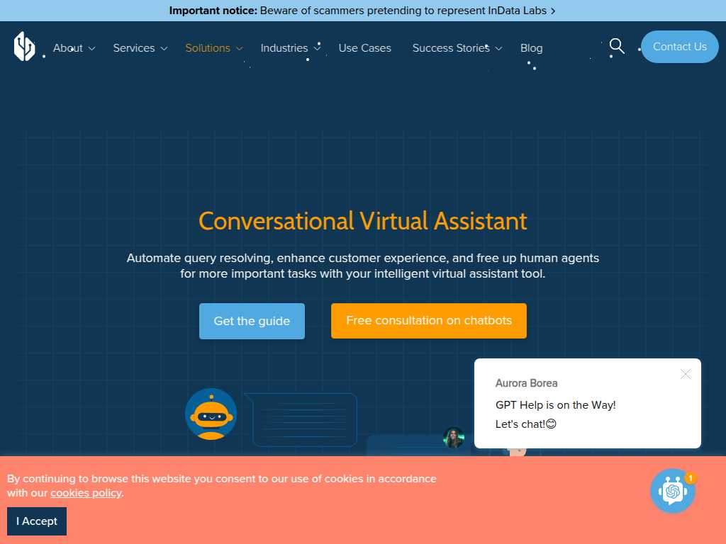 InDataLabs Virtual Assistant