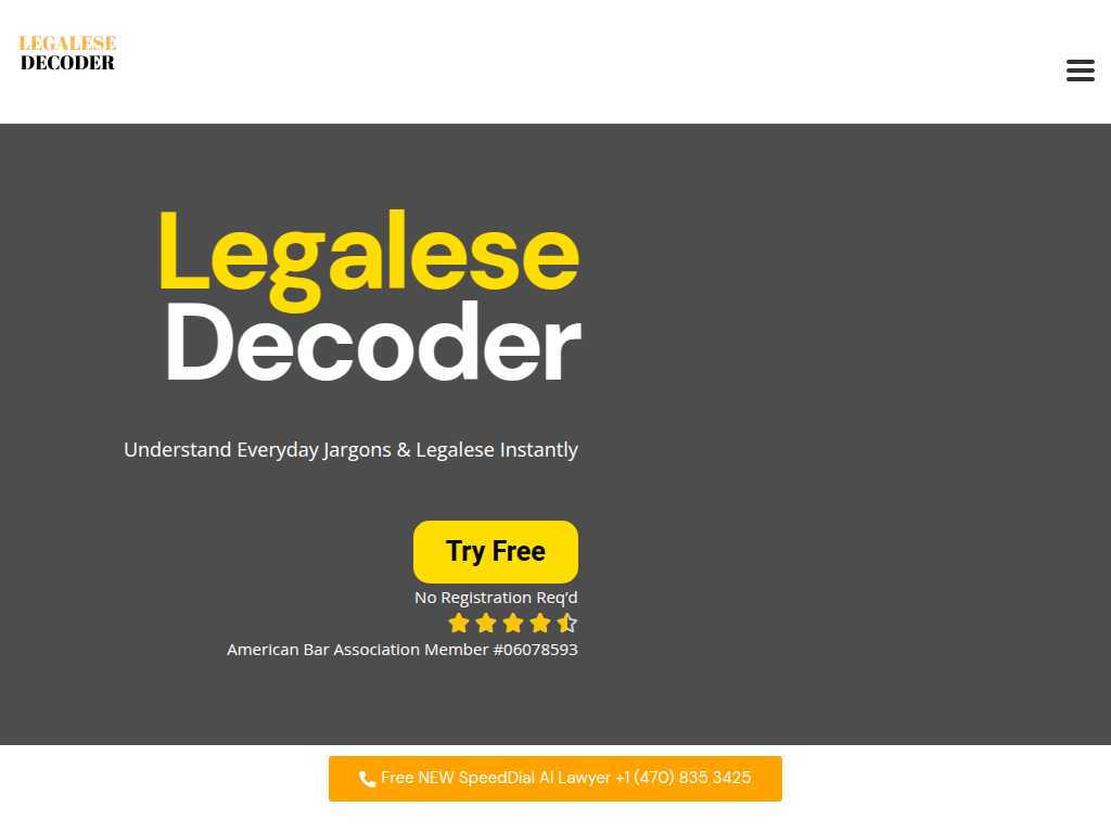Legalese Decoder
