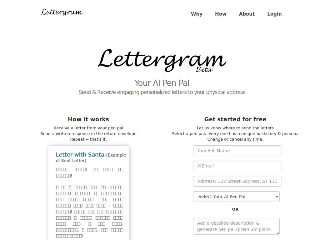 Lettergram