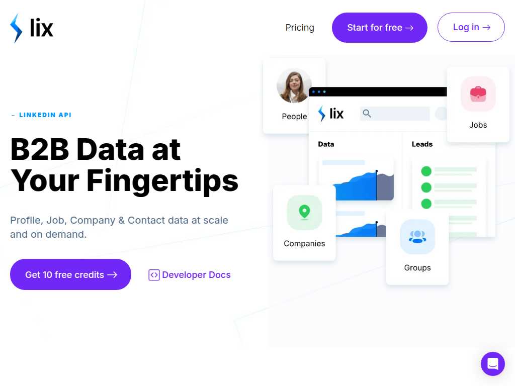 Lix LinkedIn API