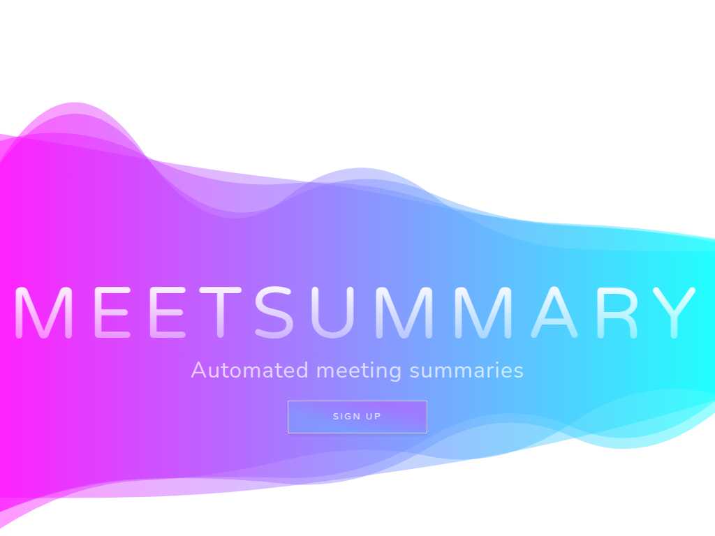 Meet Summary