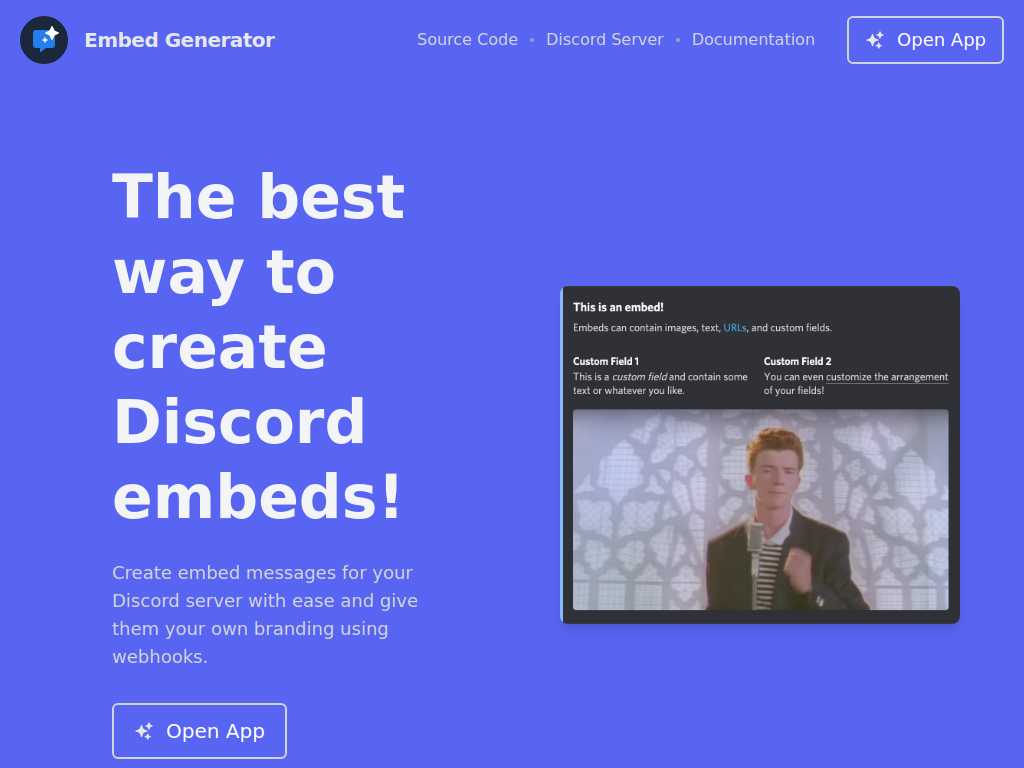 Embed Generator