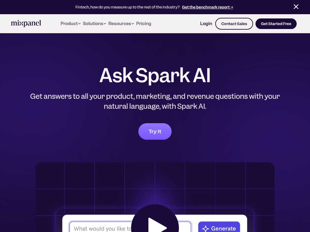 Mixpanel Spark