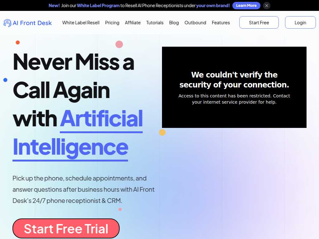 My AI Front Desk