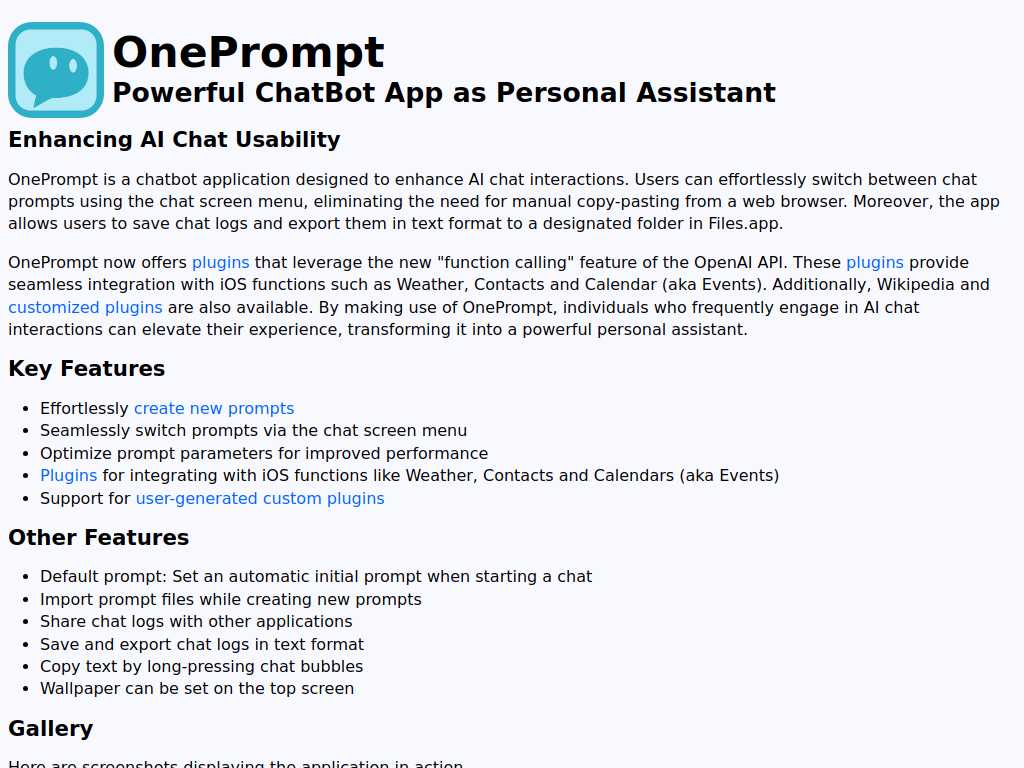 OnePrompt