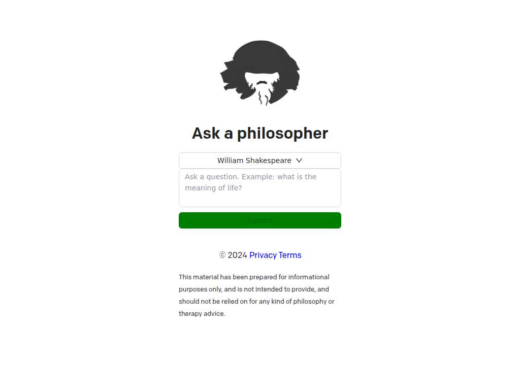 Ask a Philosopher