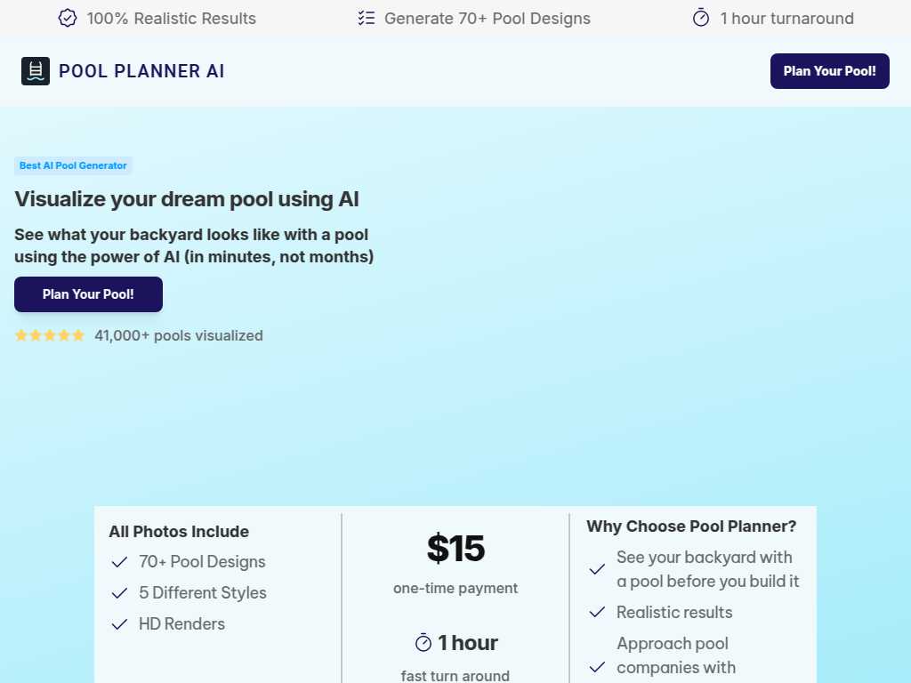 Pool Planner AI