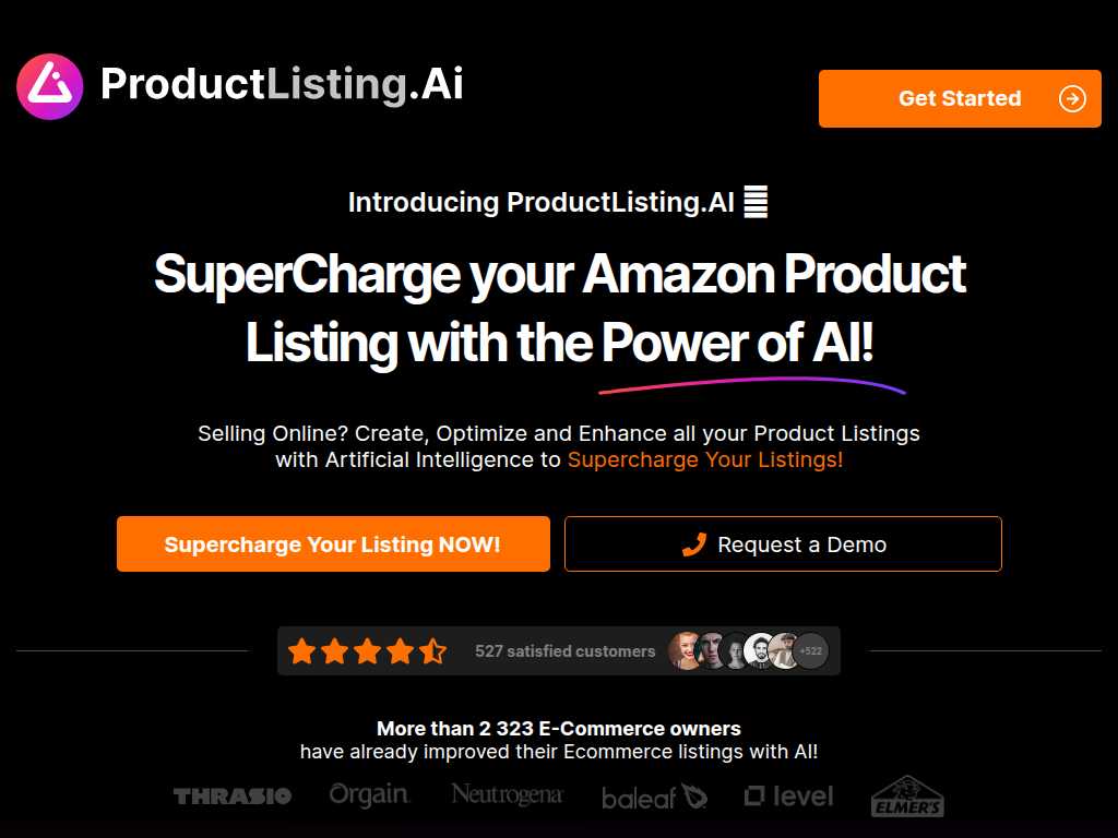 Productlisting