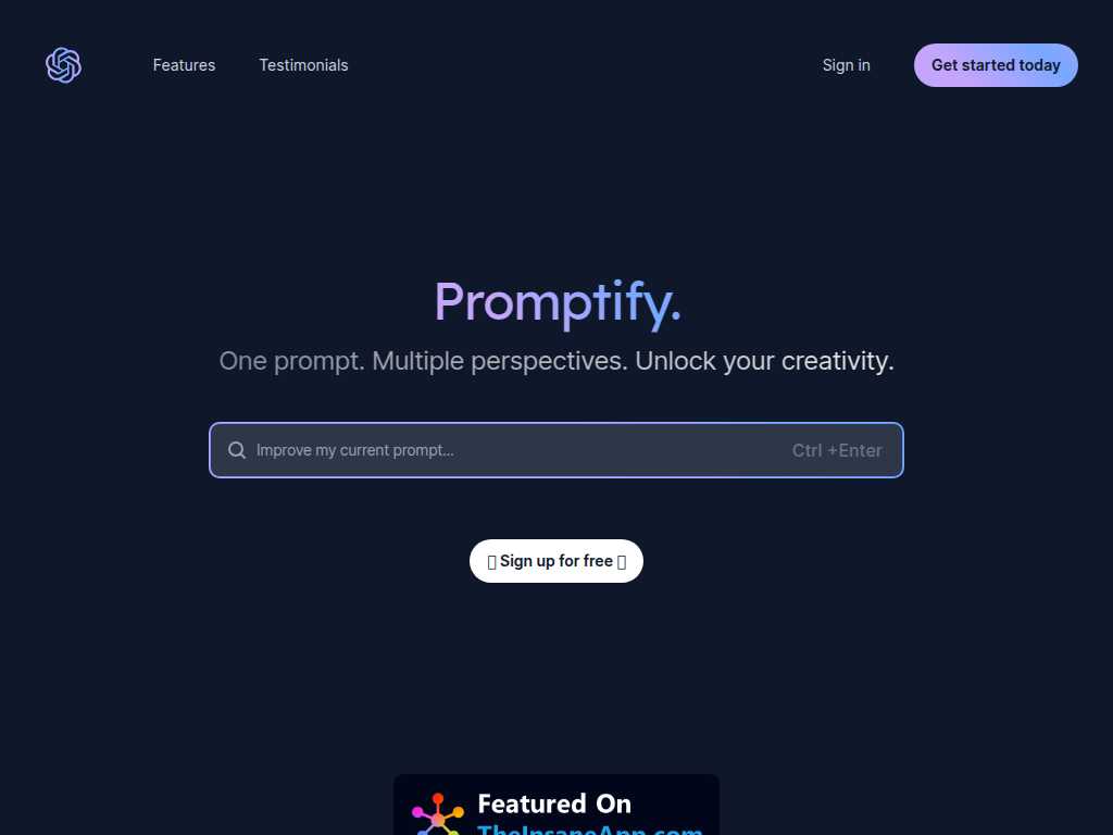 Promptify Editor