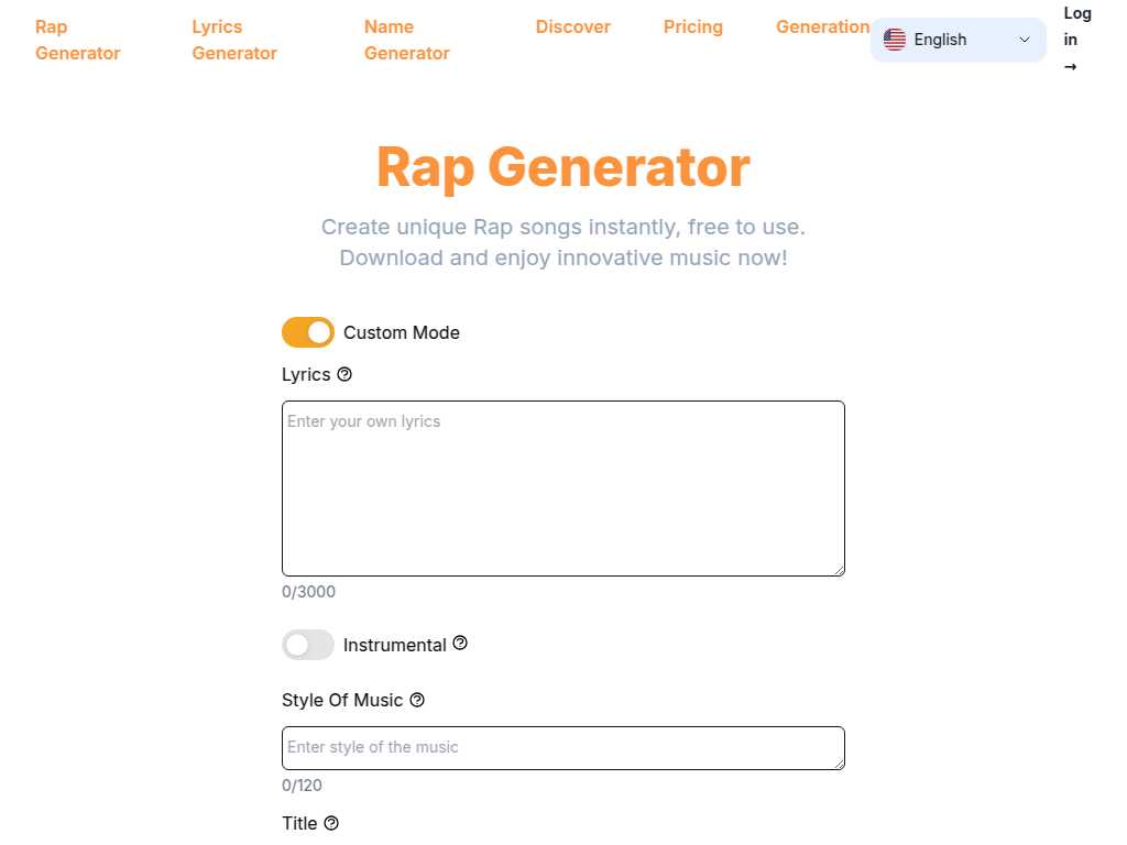 AI Rap Generator