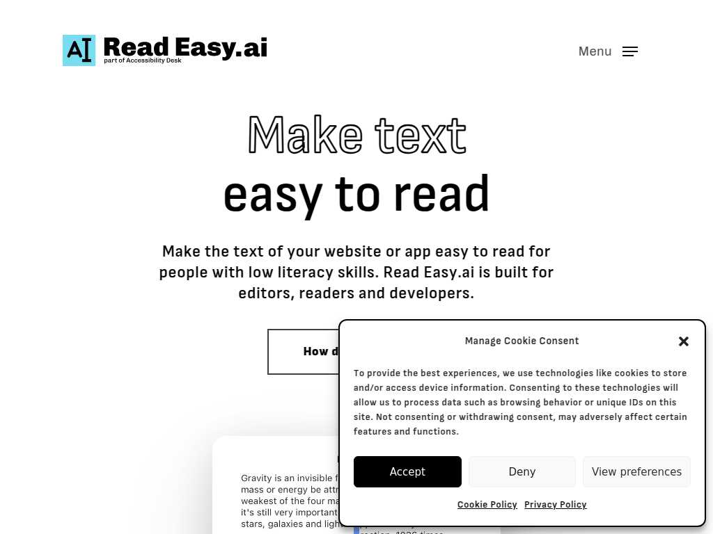 Read Easy.ai