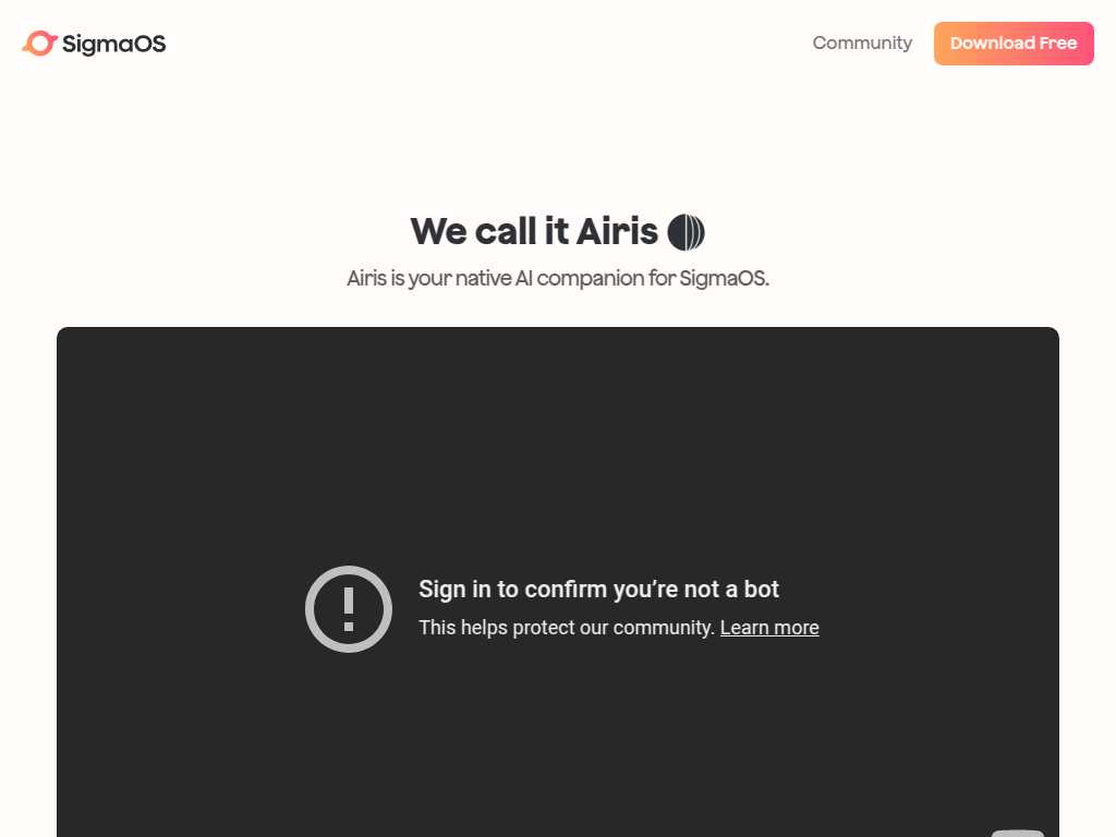 Airis by SigmaOS