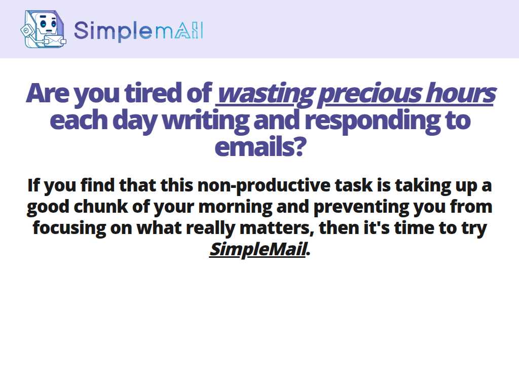 SimpleMail