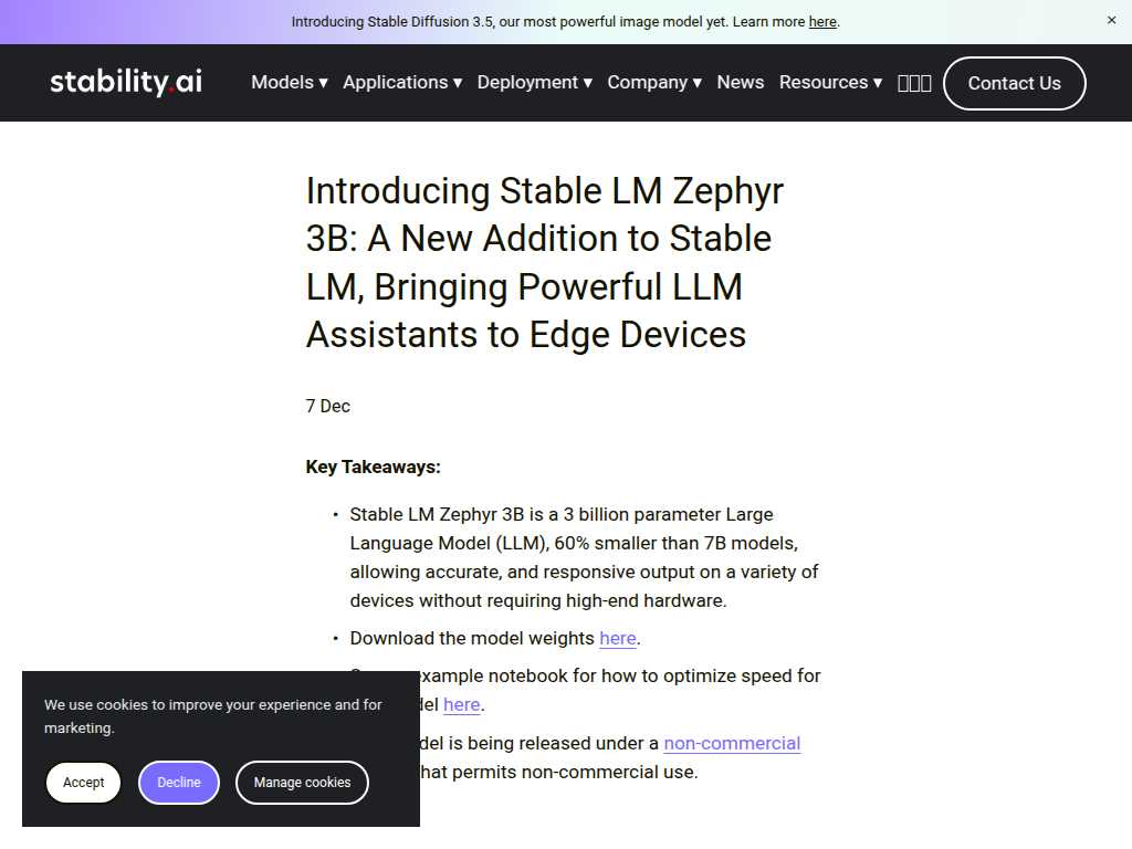 StableLM Zephyr 3B