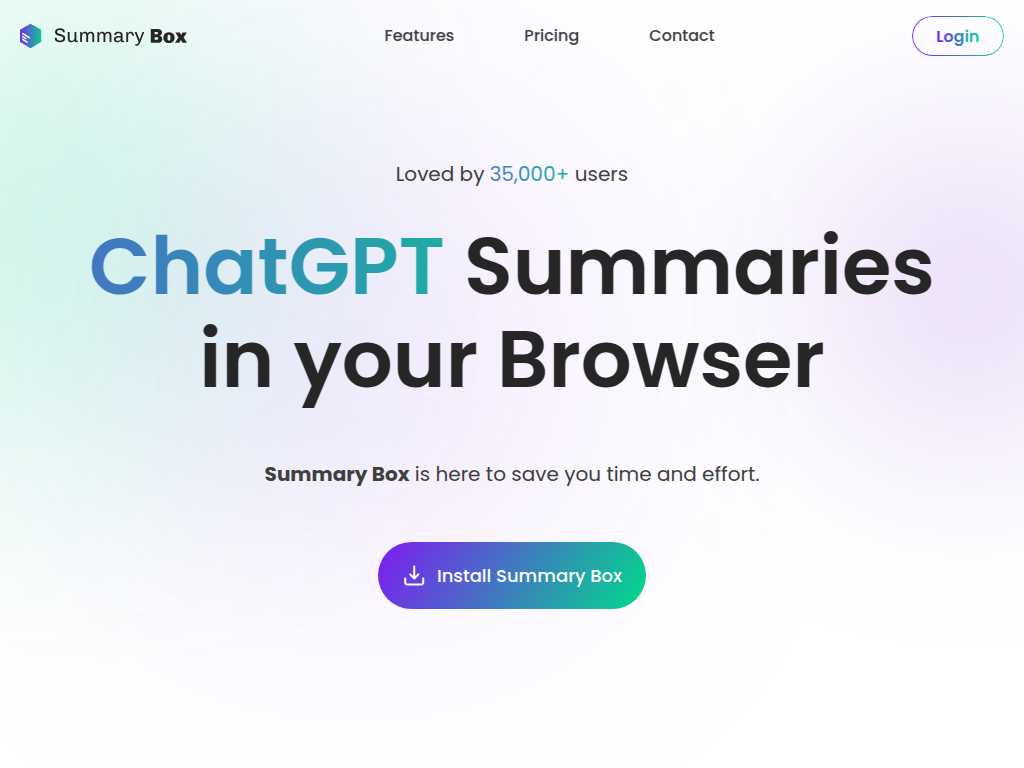 Summary Box
