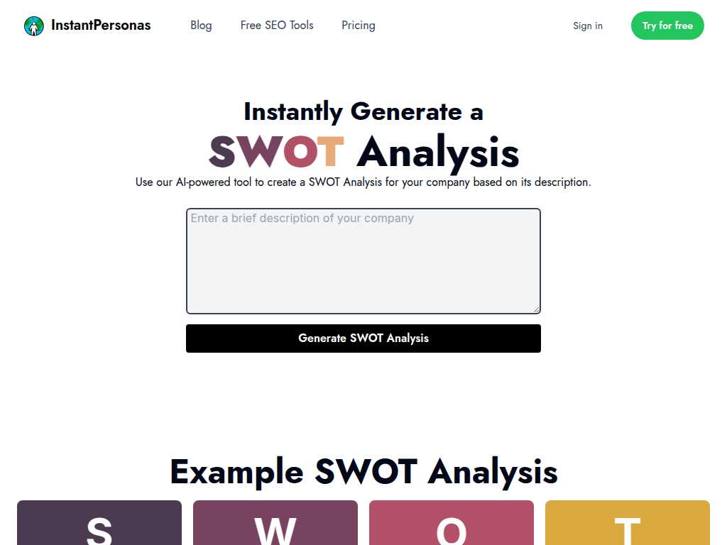 SWOT Analysis
