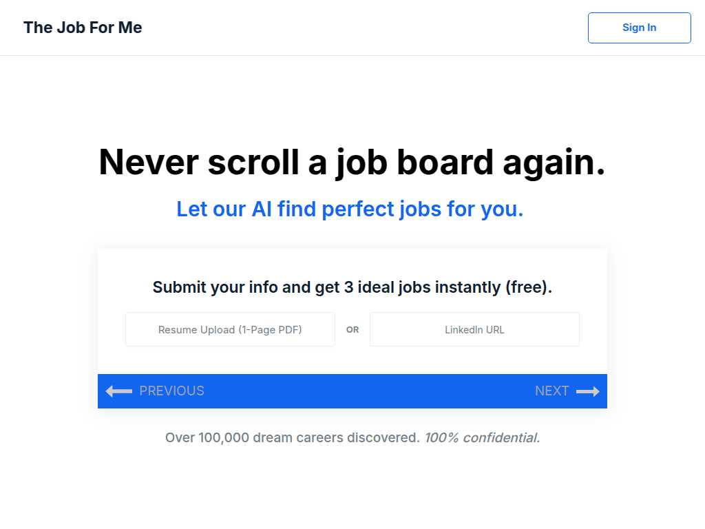 TheJobForMe