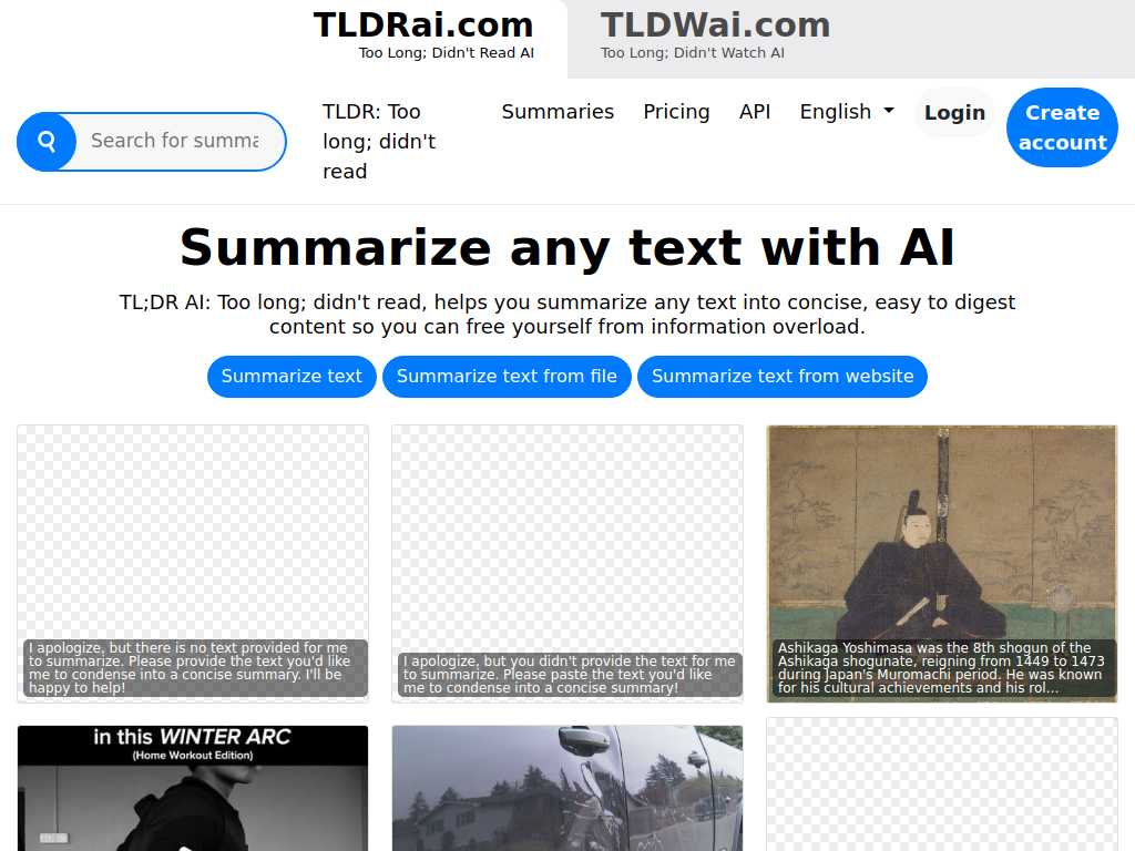 TLDRAI