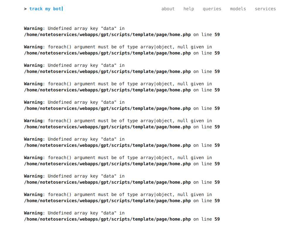 Trackmybot