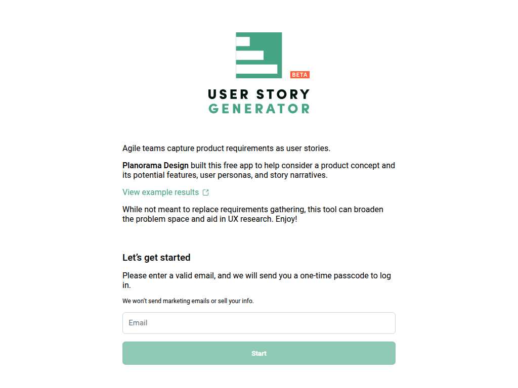 User Story Generator