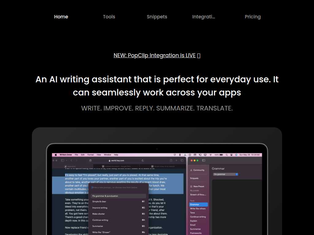 Writers brew