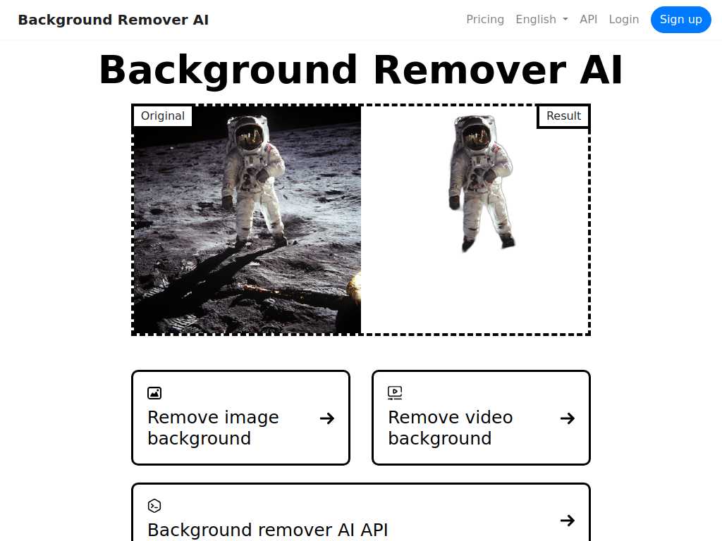 Background remover AI