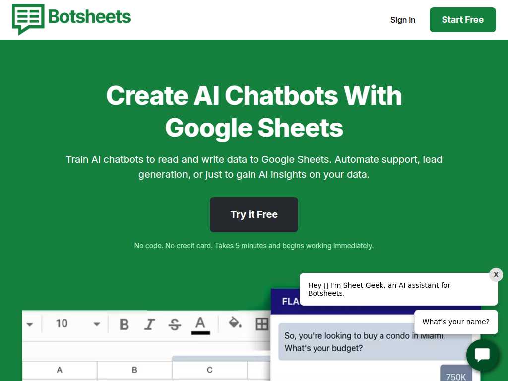 Botsheets