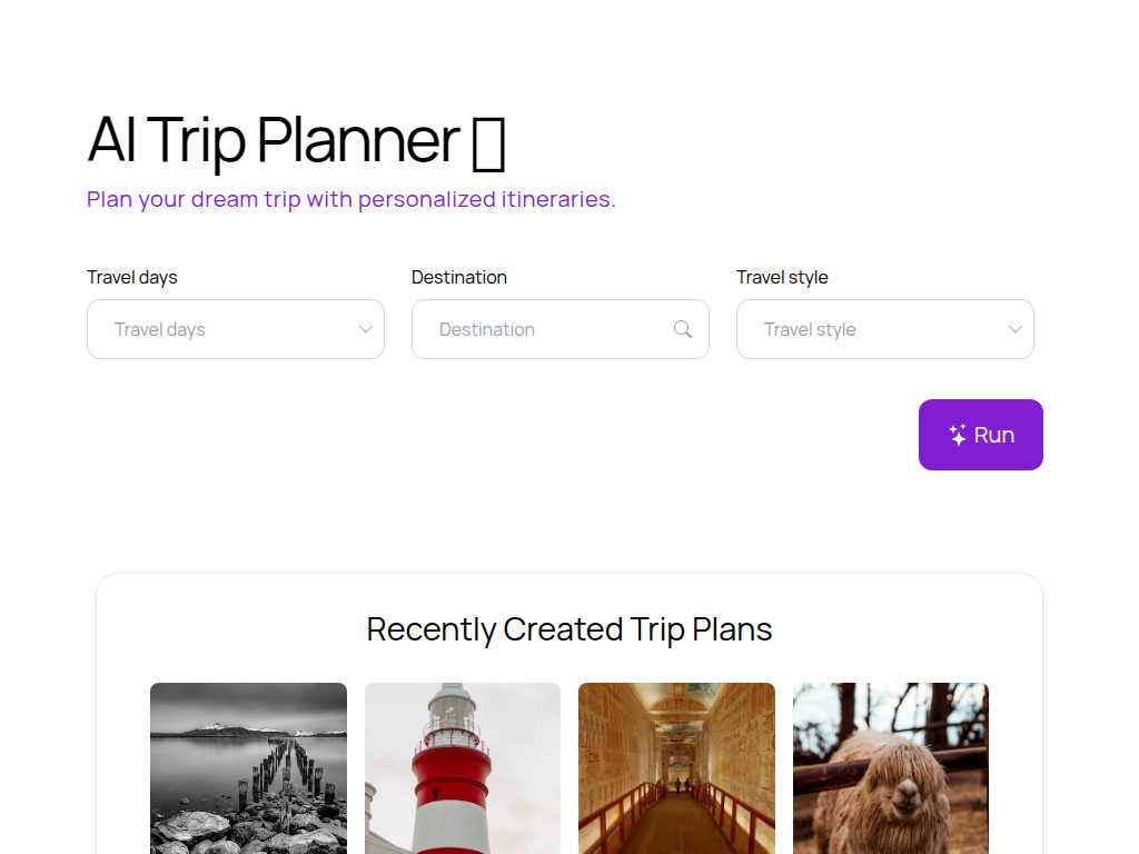 AI Trip Planner