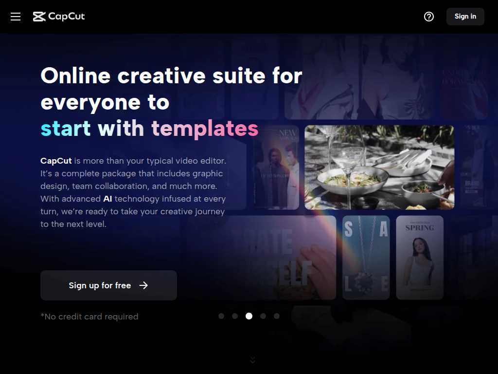 CapCut Online Creative Suite