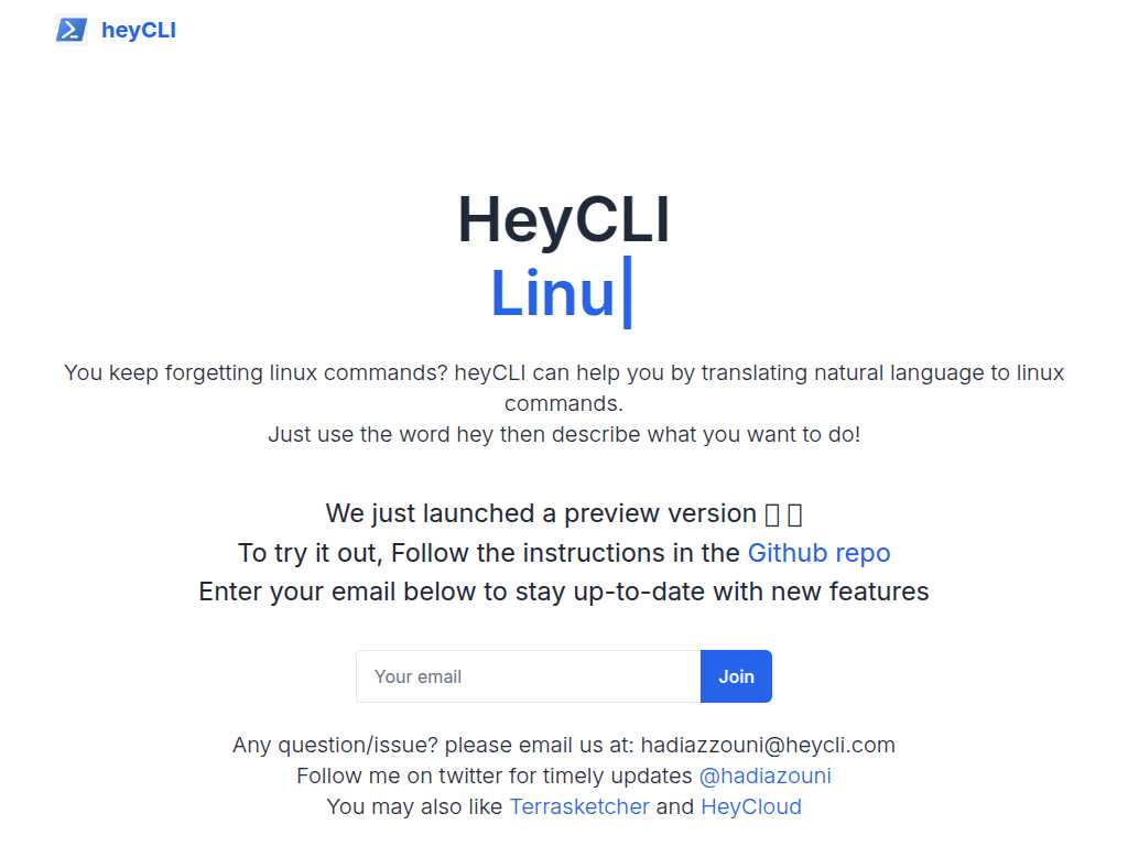 heyCLI
