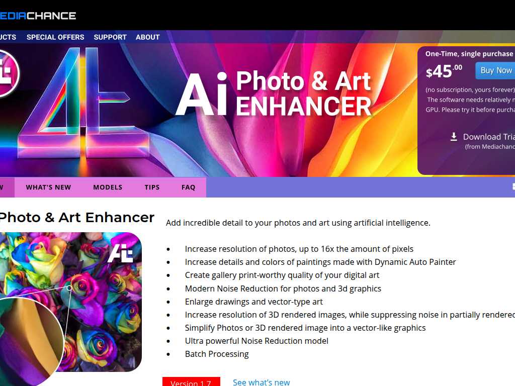 AI Photo & Art Enhancer - MediaChance