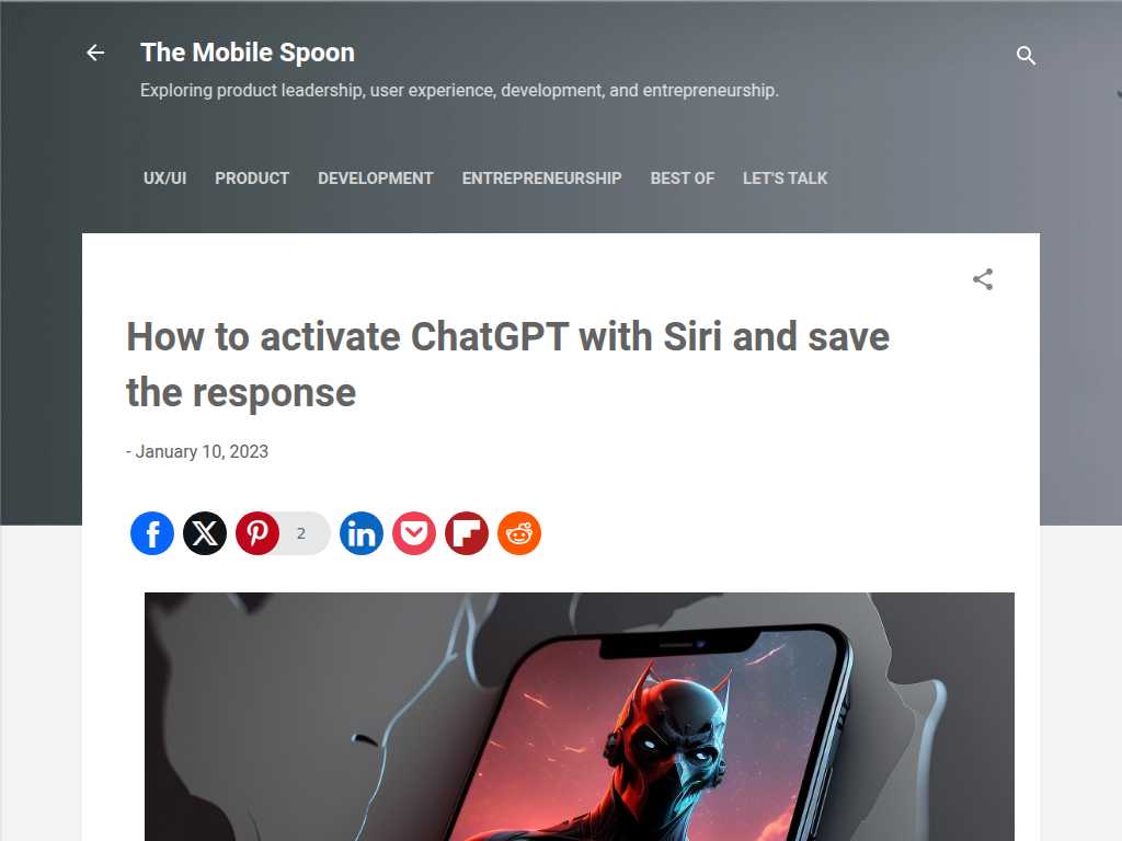 ChatGPT for Siri