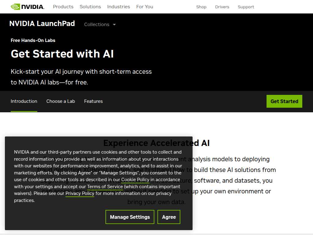Nvidia Launchpad AI