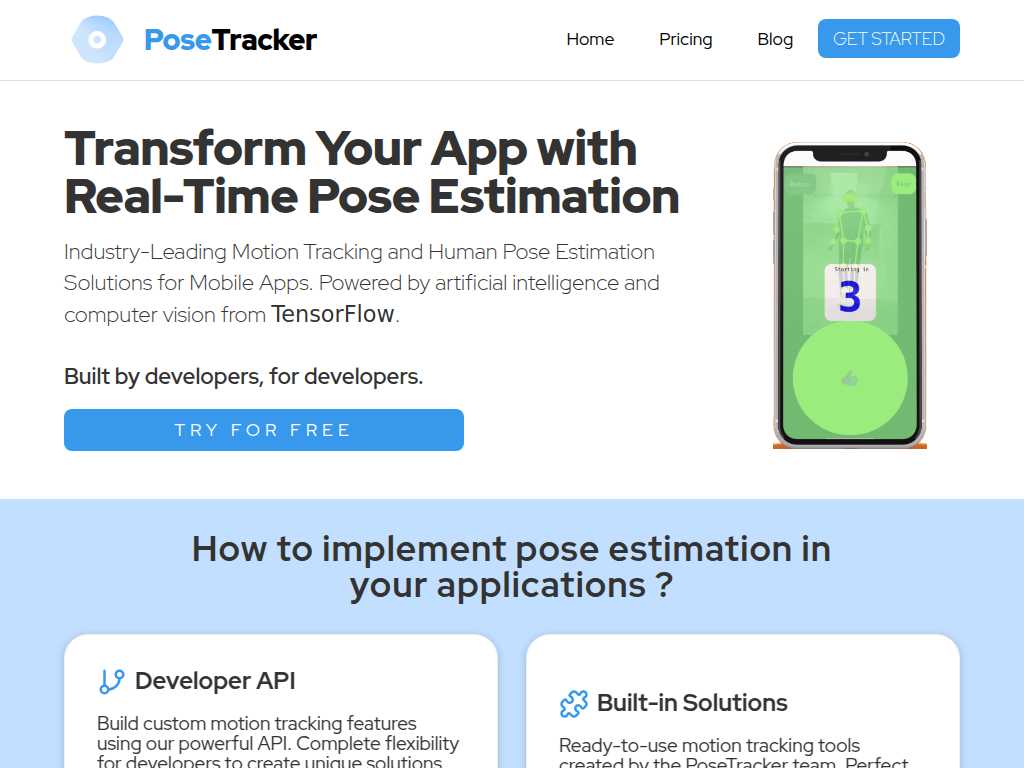 PoseTracker API