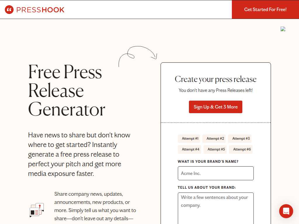 Press Hook