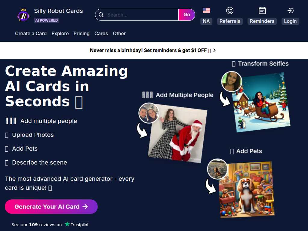Silly Robot Cards